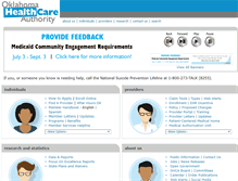 Tablet Screenshot of okhca.com